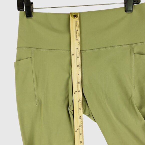Athleta Salutation Stash Pocket II Capri Leggings Eucalyptus Sz L - Picture 6 of 10